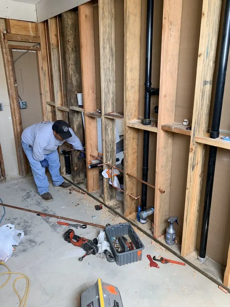 Commercial rough-in plumbing for Commercial Plumbing in Langhorne Manor